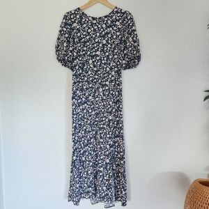 Old Navy Floral Print Maxi Dress with Back Cutout